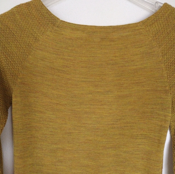 Ann Taylor Loft Fine Knit Yellow Gold | Green Jewel-Tone Sweater XS - Picture 8 of 13